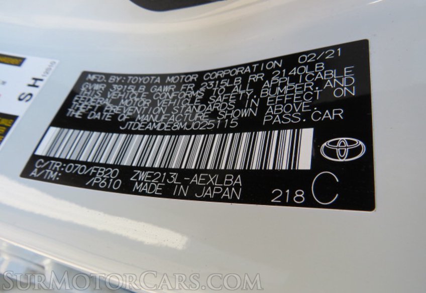 2021 Toyota Corolla - Image 48