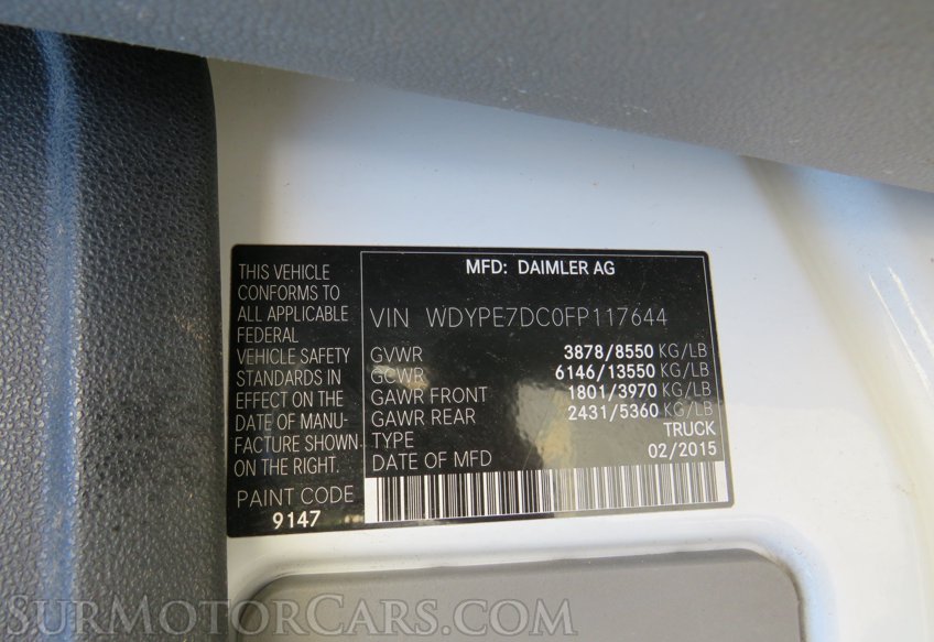 2015 Freightliner Sprinter Cargo Vans - Image 57