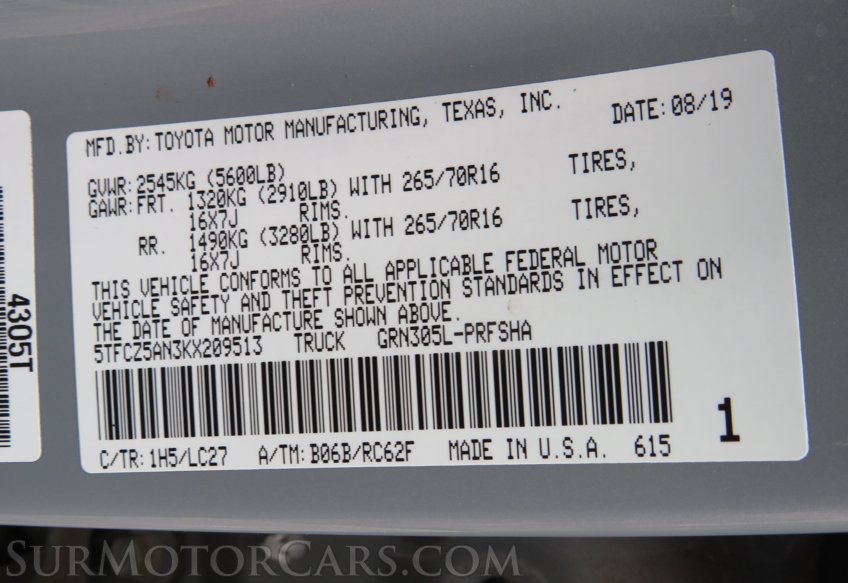 2019 Toyota Tacoma 4WD - Image 46