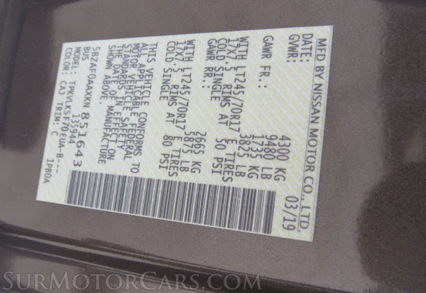 2019 Nissan NV Passenger - Image 49