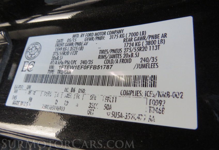 2015 Ford F-150 - Image 60