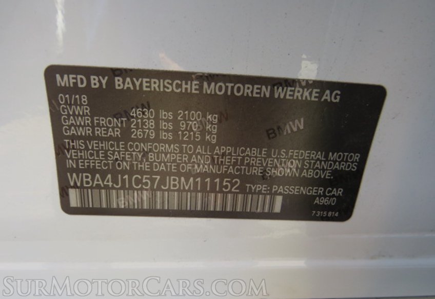 2018 BMW 4 Series - Image 56