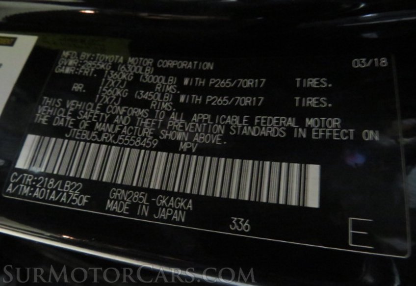 2018 Toyota 4Runner - Image 55