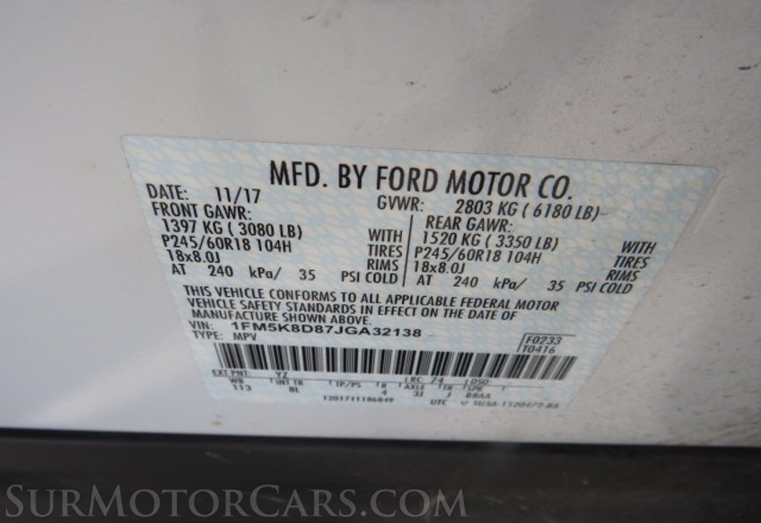 2018 Ford Explorer - Image 54