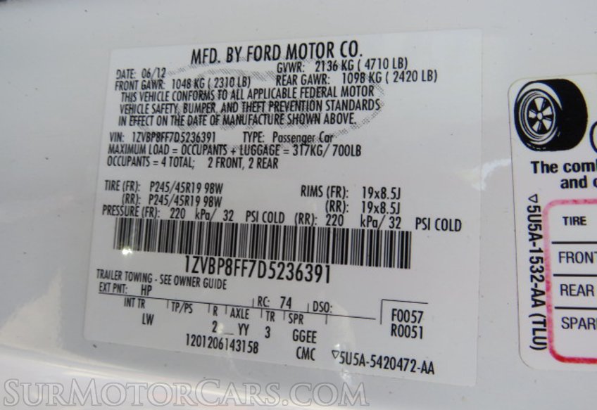 2013 Ford Mustang - Image 51