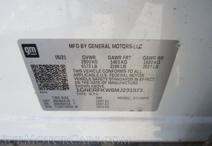 2021 Chevrolet Traverse - Image 52