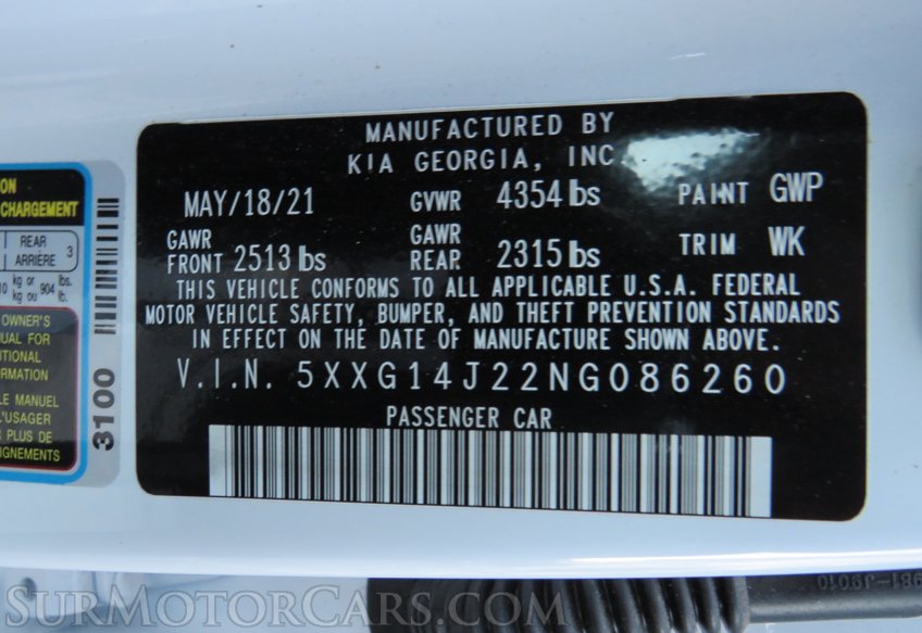 2022 Kia K5 - Image 53