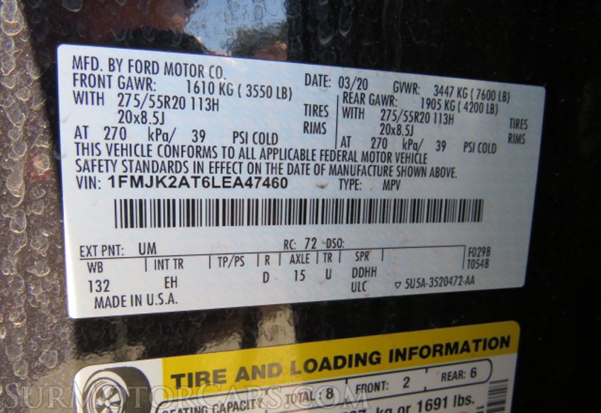 2020 Ford Expedition Max - Image 80