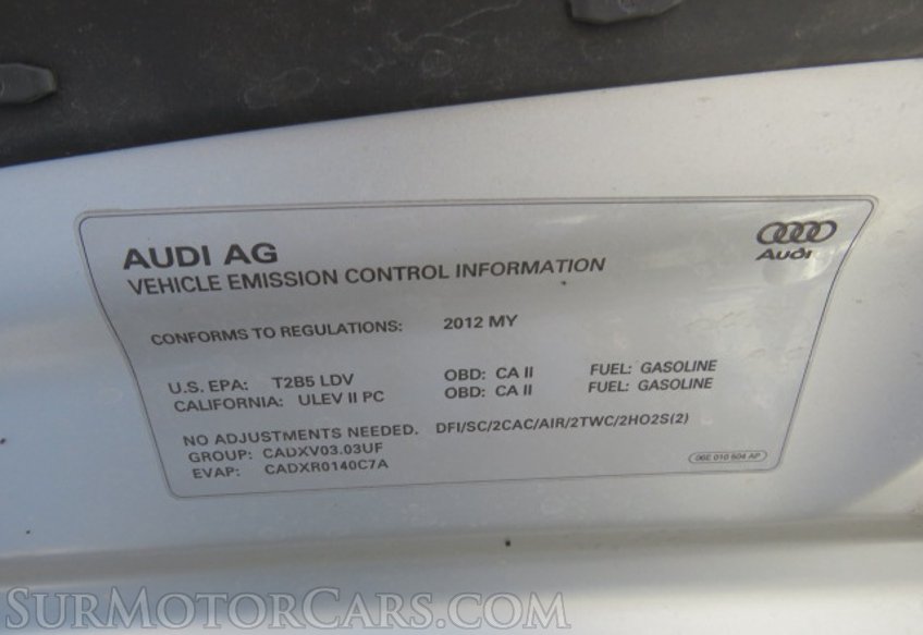 2012 Audi A7 - Image 56