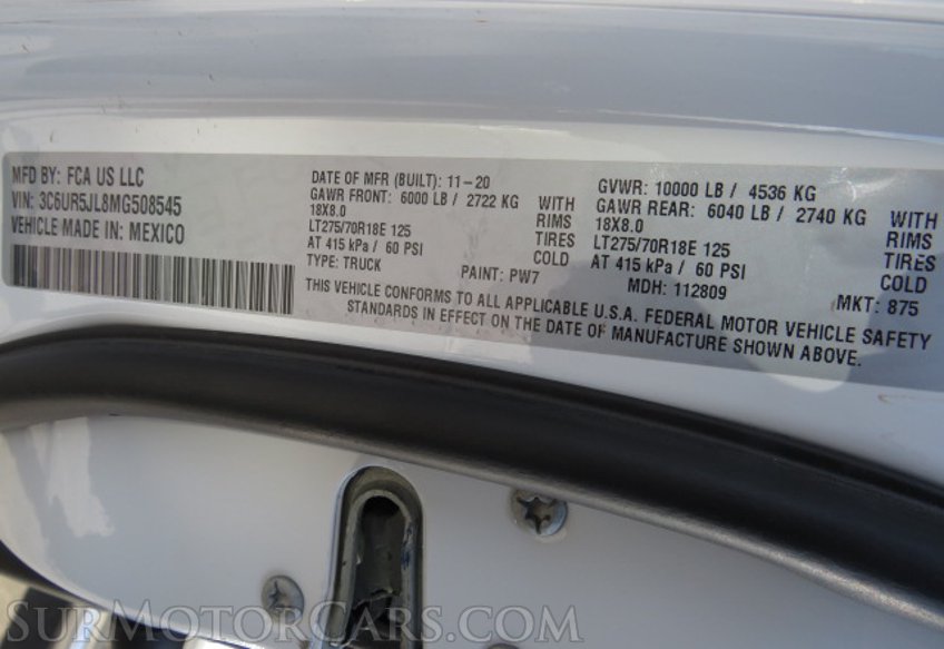 2021 Ram 2500 - Image 53