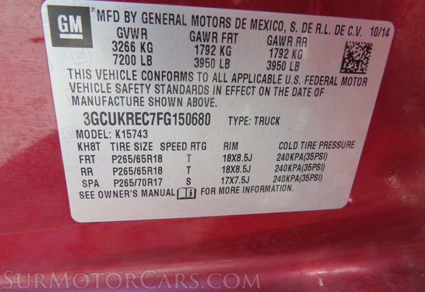 2015 Chevrolet Silverado 1500 - Image 57