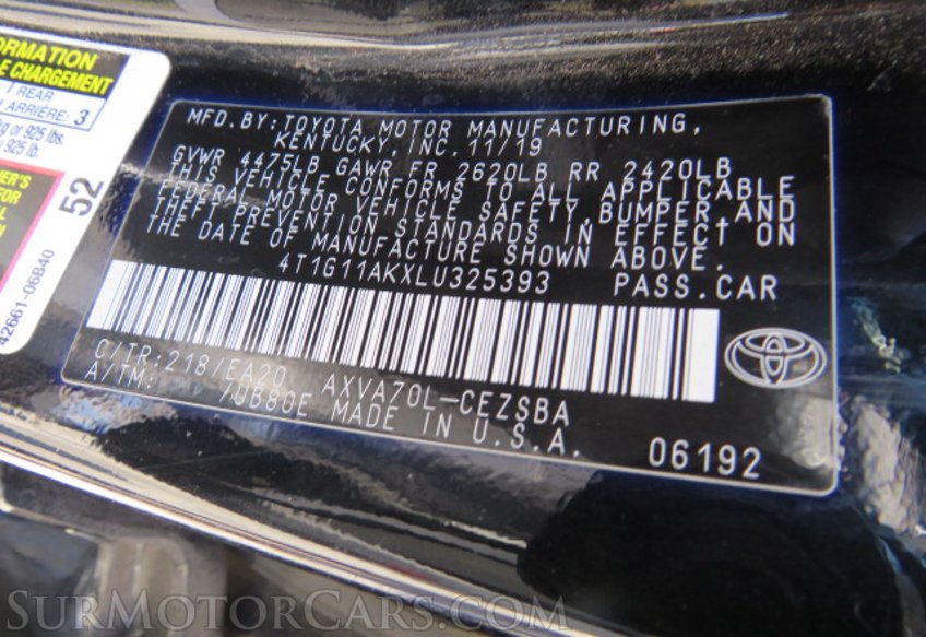 2020 Toyota Camry - Image 46