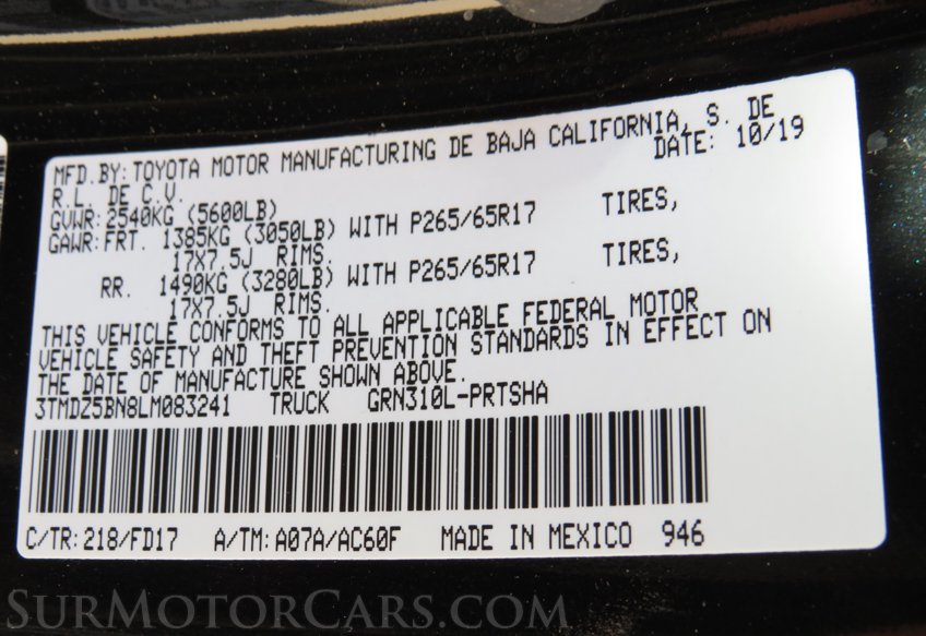 2020 Toyota Tacoma 4WD - Image 54