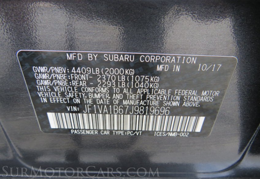 2018 Subaru WRX - Image 50