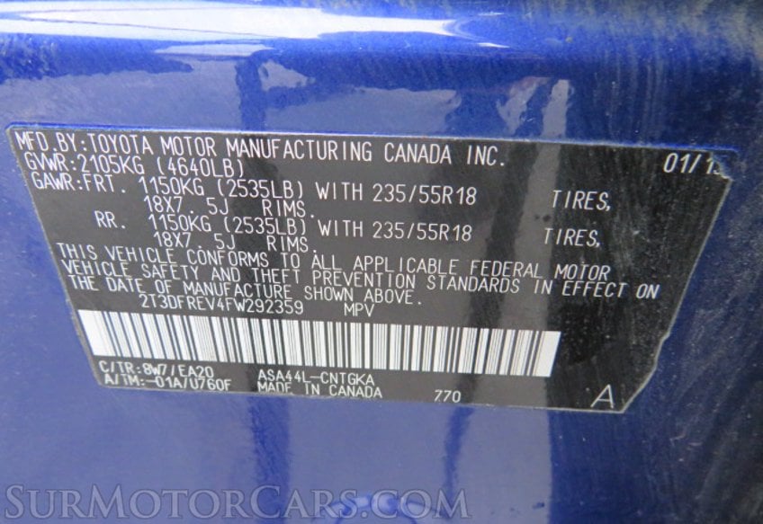 2015 Toyota RAV4 - Image 53