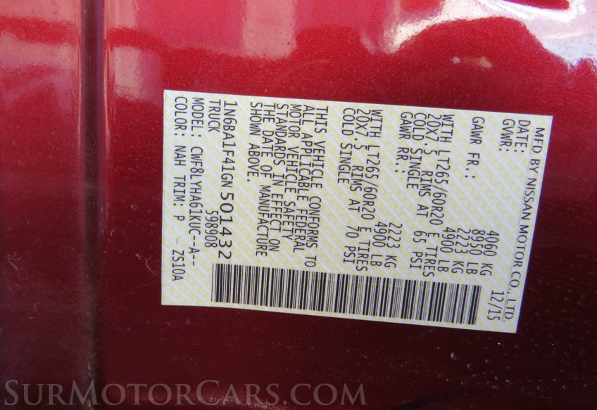 2016 Nissan Titan XD - Image 78