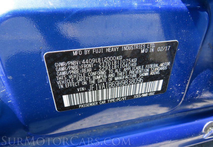 2017 Subaru WRX - Image 41