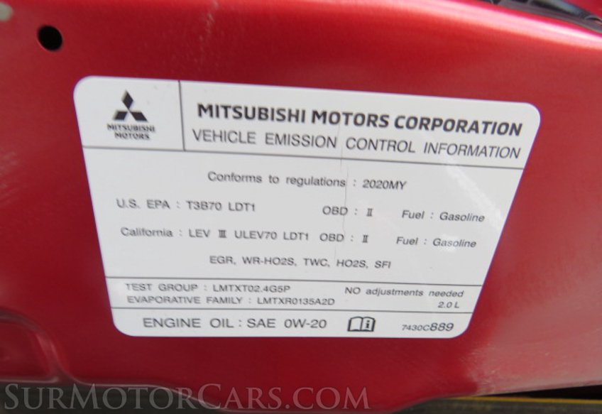 2020 Mitsubishi Outlander Sport - Image 48