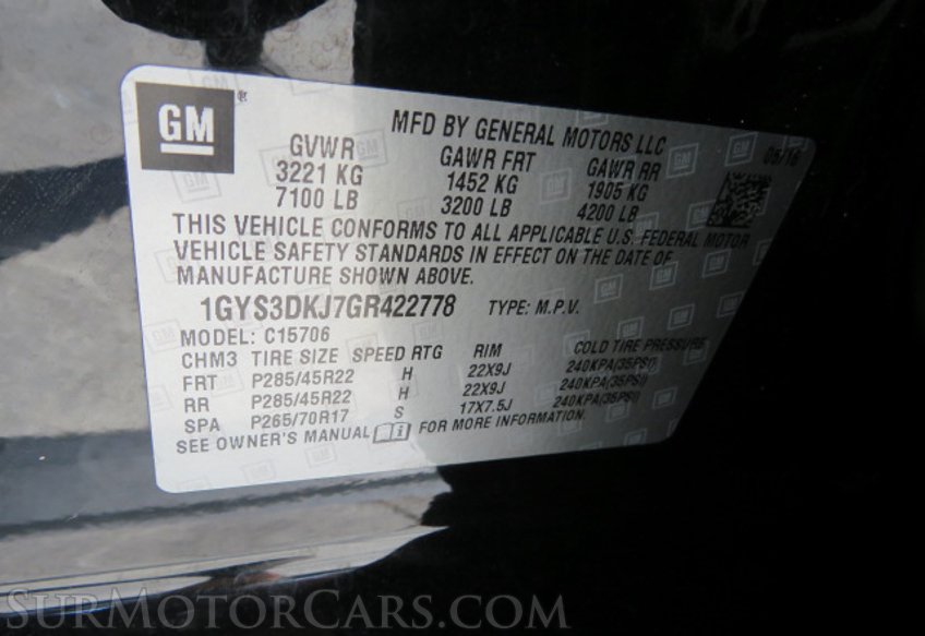 2016 Cadillac Escalade - Image 57