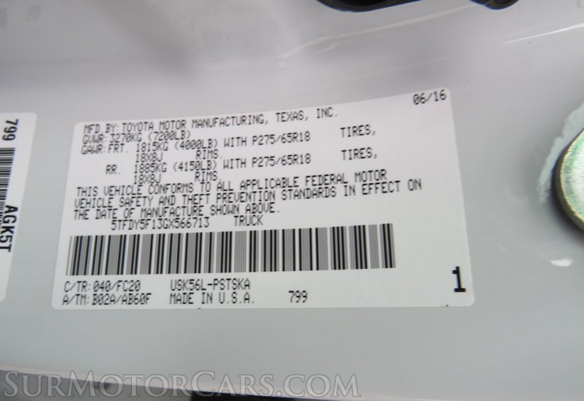 2016 Toyota Tundra 4WD Truck - Image 65