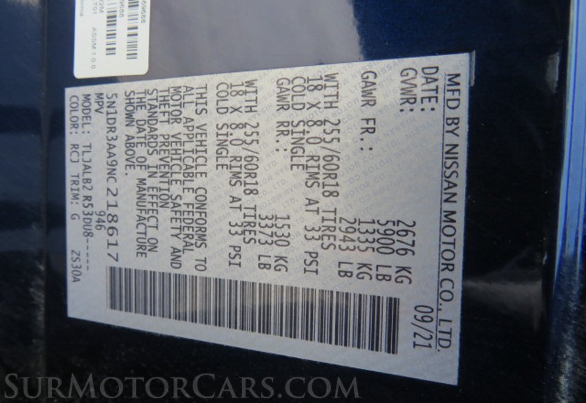 2022 Nissan Pathfinder - Image 53