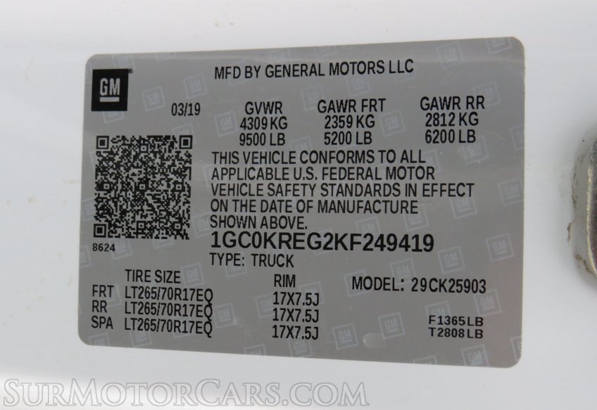 2019 Chevrolet Silverado 2500HD - Image 54