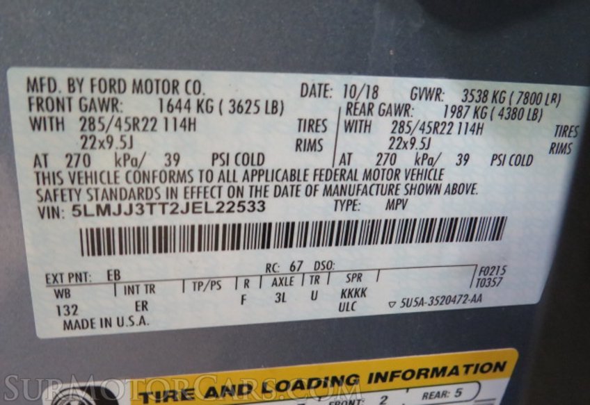 2018 Lincoln Navigator L - Image 55