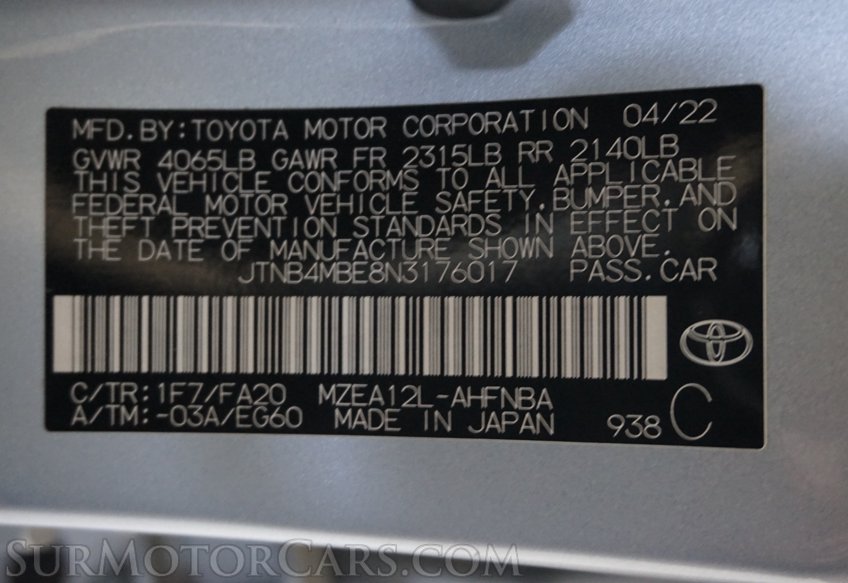 2022 Toyota Corolla Hatchback - Image 55