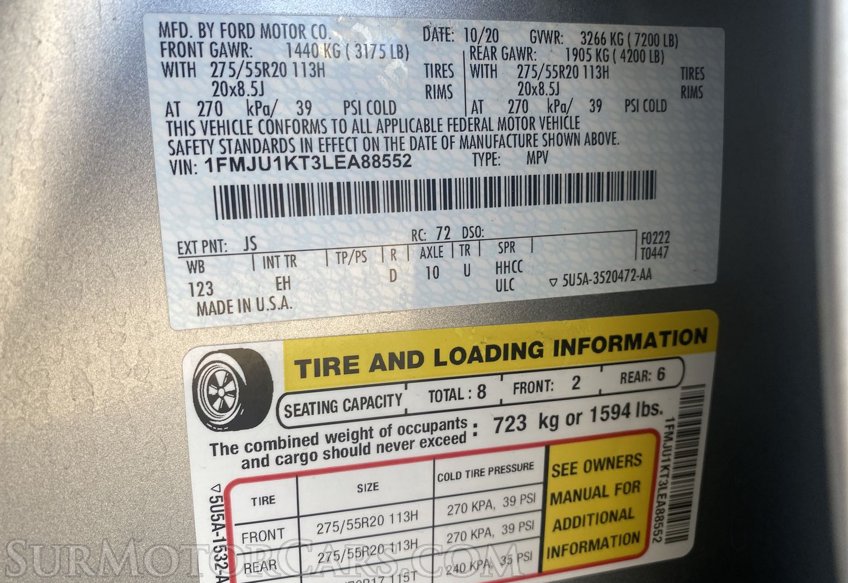 2020 Ford Expedition - Image 81