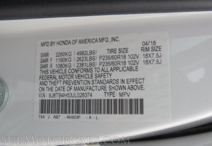 2018 Acura RDX - Image 56