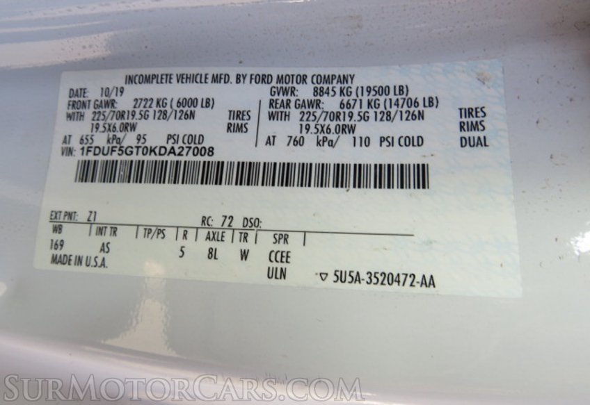 2019 Ford F-550 Super Duty - Image 47