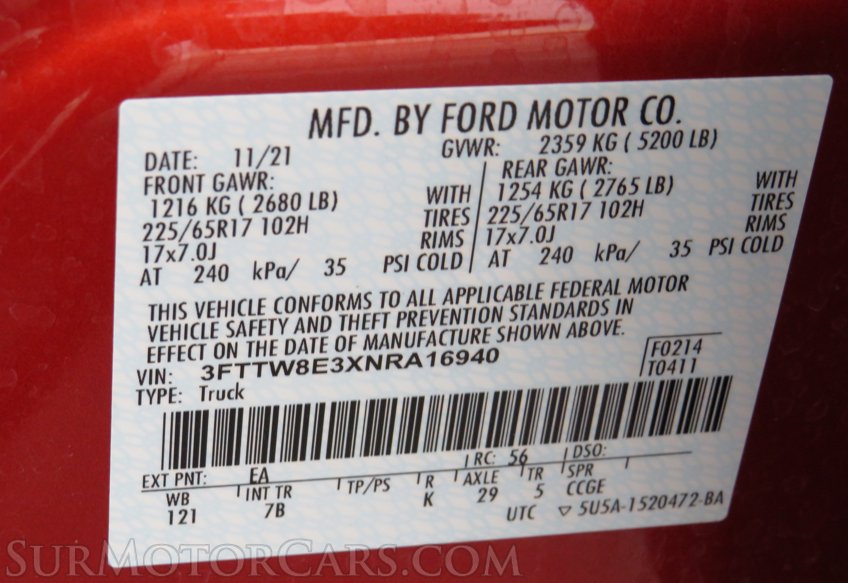 2022 Ford Maverick - Image 63