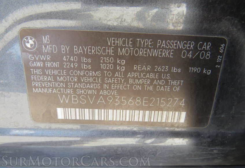 2008 BMW M3 - Image 50