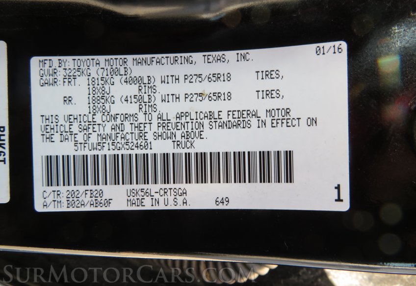 2016 Toyota Tundra 4WD Truck - Image 47