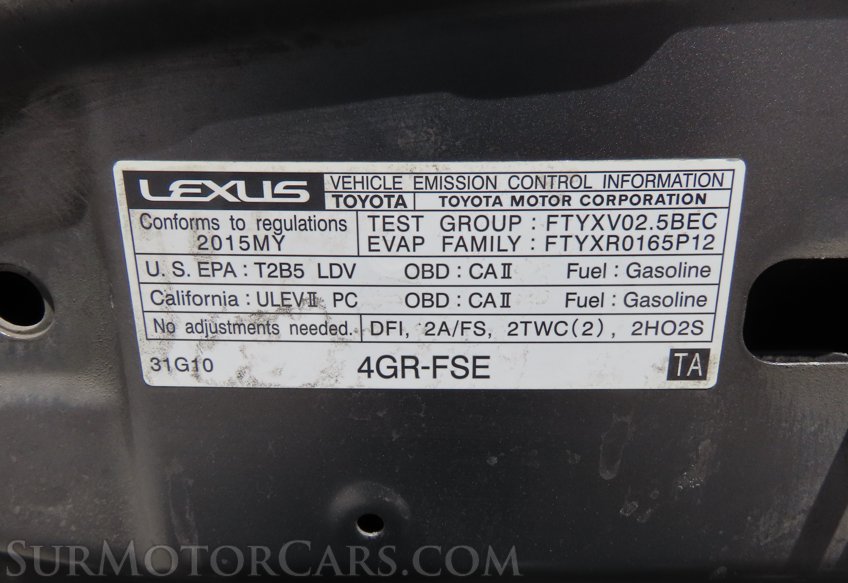 2015 Lexus IS 250 - Image 58