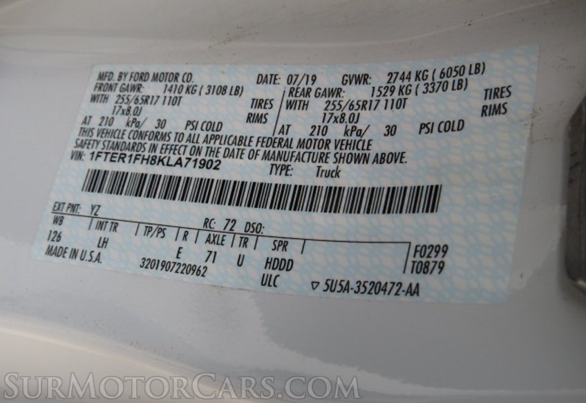 2019 Ford Ranger - Image 47