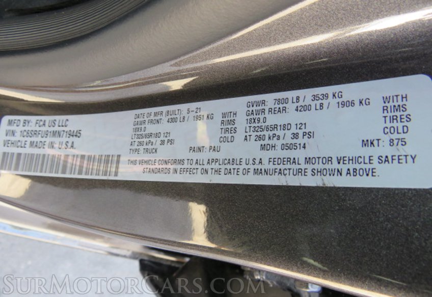 2021 Ram 1500 - Image 59