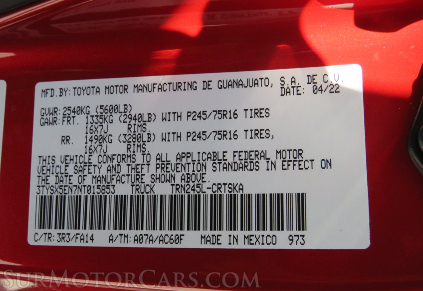 2022 Toyota Tacoma 4WD - Image 60