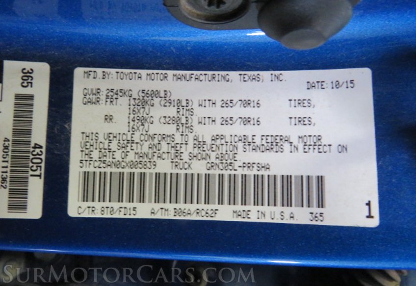 2016 Toyota Tacoma - Image 52