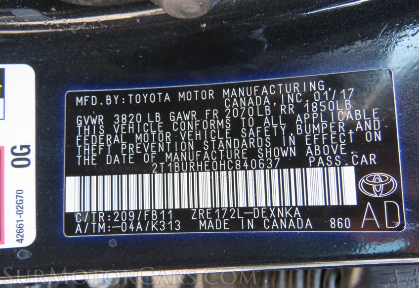 2017 Toyota Corolla - Image 40