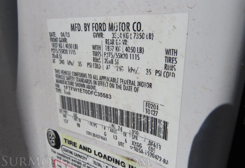 2013 Ford F-150 - Image 58