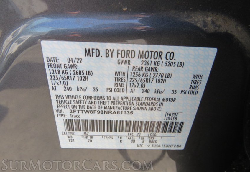 2022 Ford Maverick - Image 49