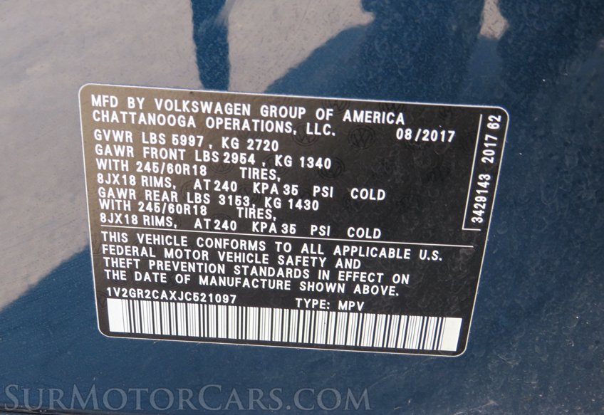 2018 Volkswagen Atlas - Image 54