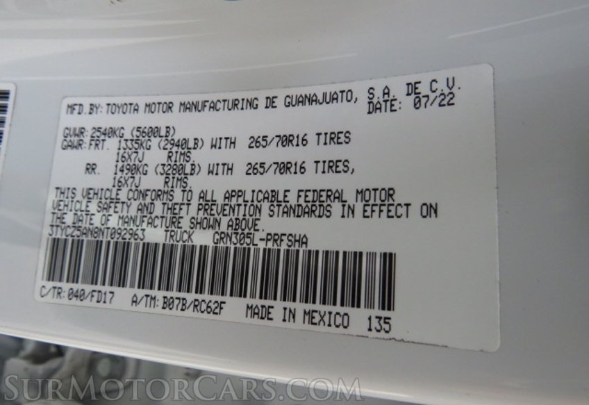 2022 Toyota Tacoma 4WD - Image 51
