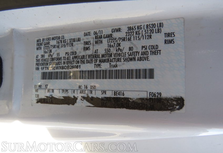 2011 Ford Econoline Cargo Van - Image 37