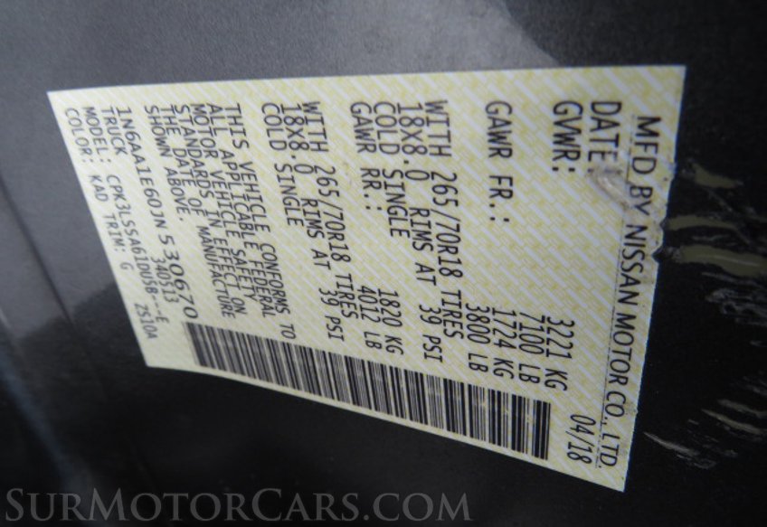 2018 Nissan Titan - Image 50