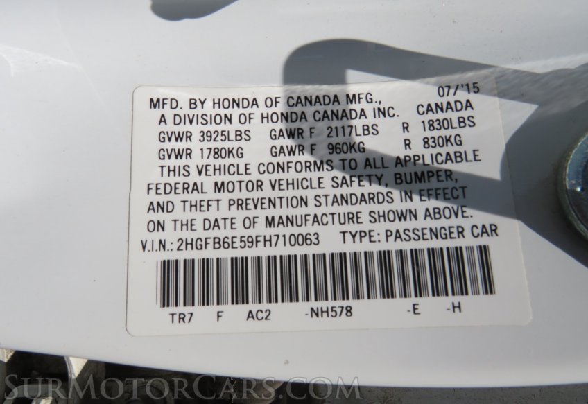 2015 Honda Civic Sedan - Image 48