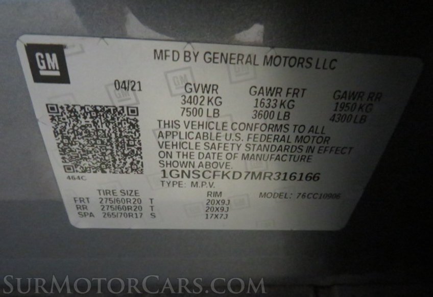 2021 Chevrolet Suburban - Image 63