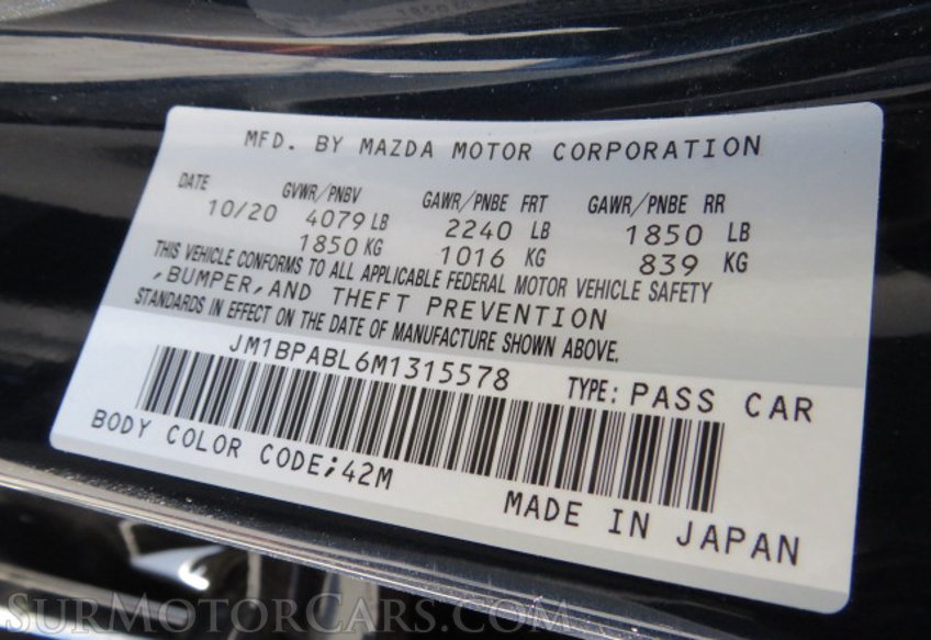 2021 Mazda Mazda3 Sedan - Image 48