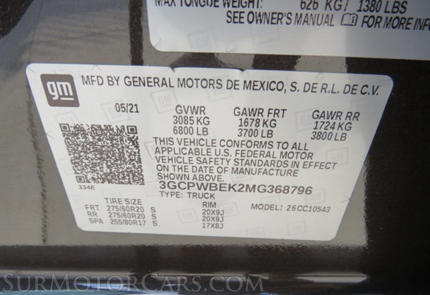 2021 Chevrolet Silverado 1500 - Image 54